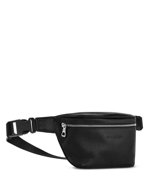Le Foulon&;eacute; Longchamp Leather Belt Bag, Black